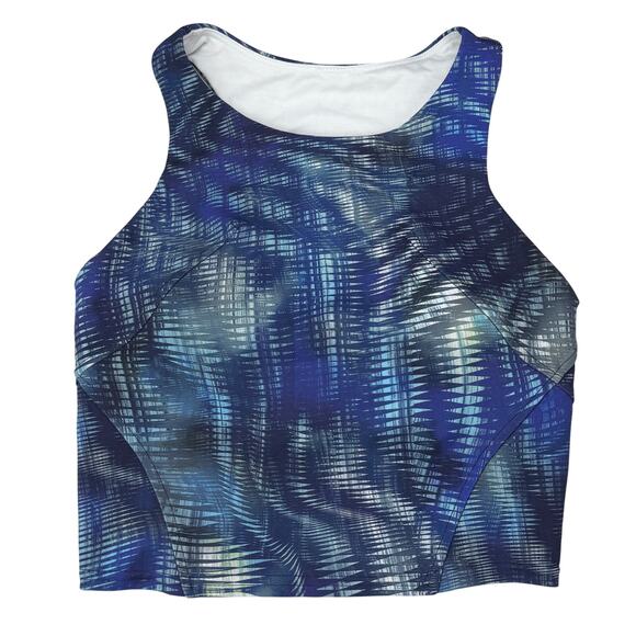 LULULEMON Invigorate Training Tank Top Size 2 Shapeshifter Flux Blue Multi - Picture 4 of 7